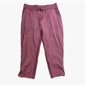 lululemon dance studio Crop Pants Pink women's Size XXL